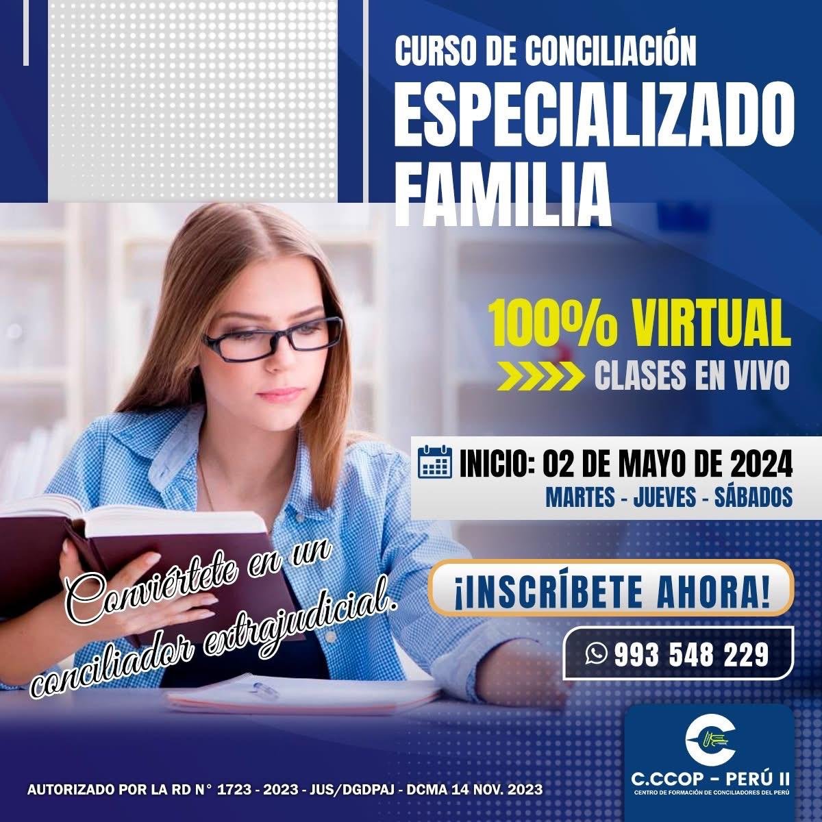 Curso Especializado en Familia Virtual
